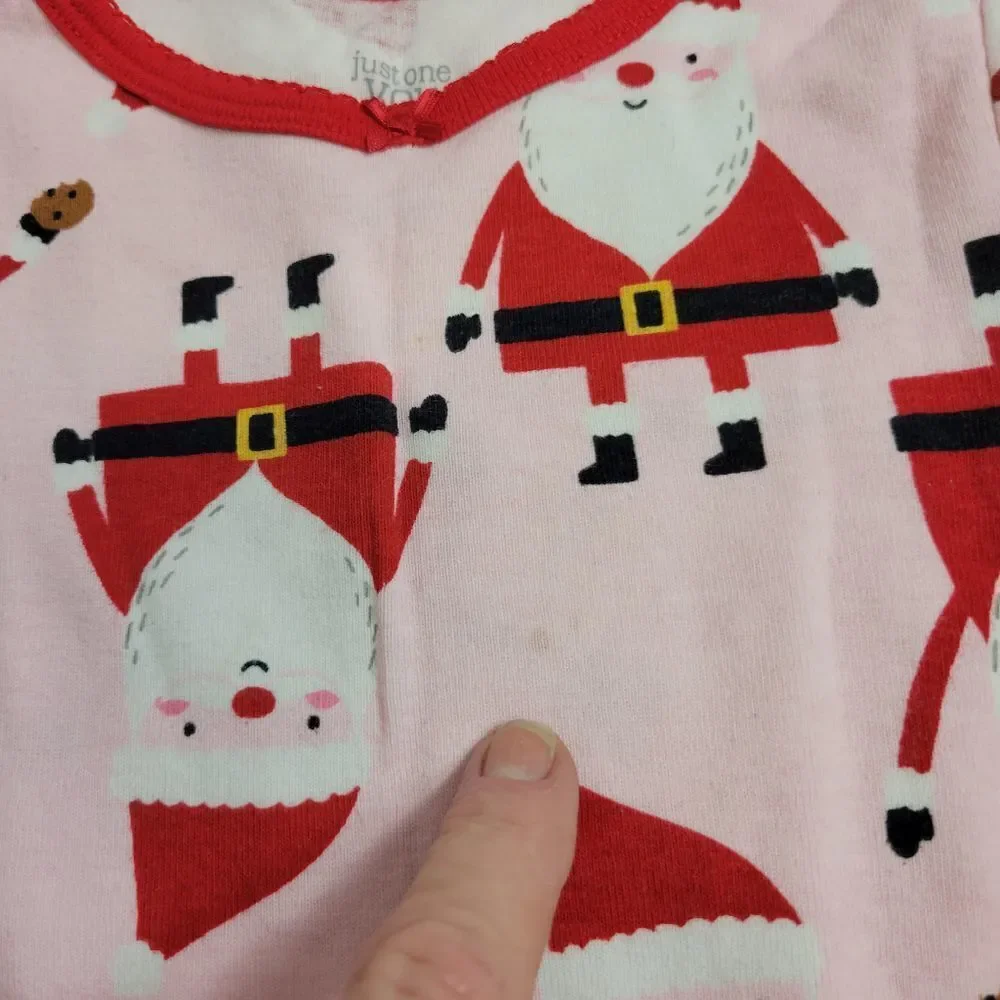 Carter's Santa Christmas pajamas 2T